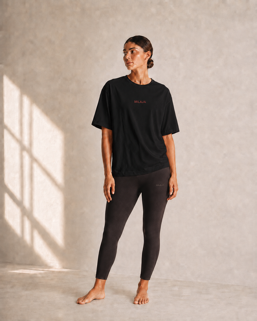 MILAJA Oversized T-Shirt in Black